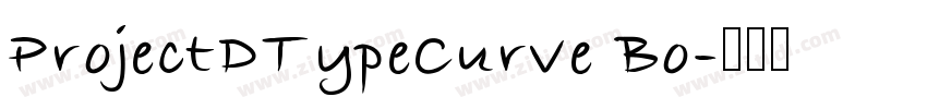 ProjectDTypeCurve Bo字体转换